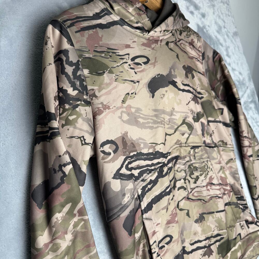 Under Armour Barren Camouflage Hoodie Youth Medium Long Sleeve‎ Tech